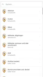 abfallApp MEG screenshot
