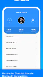 Achim App Arbeitszeiterfassung screenshot