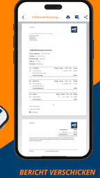 ADDIGO - Servicebericht screenshot