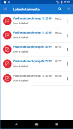 ADDISON OneClick Lohnordner screenshot