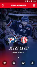 Adler Mannheim Fan App screenshot