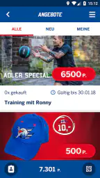 Adler Mannheim Fan App screenshot