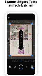 Adobe Scan KI-PDF Scanner, OCR screenshot