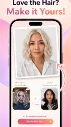 AI Haar-Anprobe & -Farbe screenshot