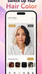 AI Haar-Anprobe & -Farbe screenshot