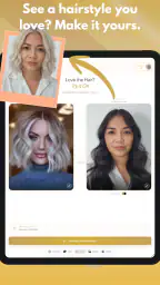 AI Haar-Anprobe & -Farbe screenshot
