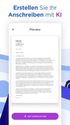 AI Lebenslauf-Ersteller CV PDF screenshot