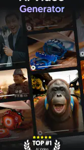 AI Video Generator: Filter screenshot