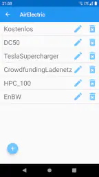 AirElectric-EV Routen & Preise screenshot