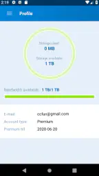 Alfafile.net File Manager screenshot