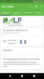 ALP Abfall screenshot