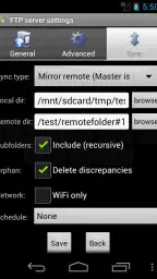 AndFTPPro screenshot