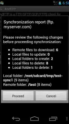 AndFTPPro screenshot