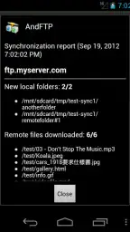 AndFTPPro screenshot