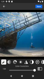 AquaColorFix Color Correction screenshot