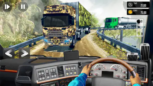 Army Simulator Truck games 3D screenshot