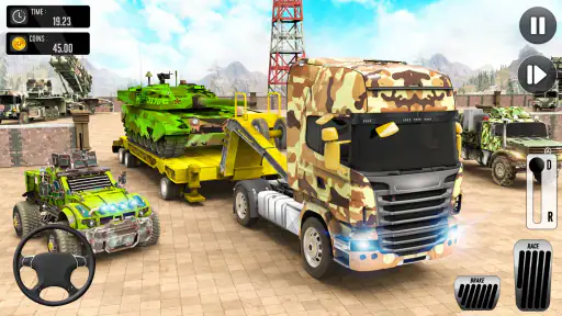 Army Simulator Truck games 3D screenshot