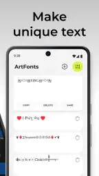 ArtFonts: Hübsche Schriften screenshot