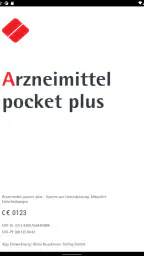 Arzneimittel pocket plus screenshot