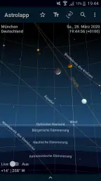 Astrolapp Live Sternkarte screenshot