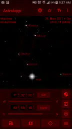 Astrolapp Live Sternkarte screenshot