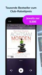 Audioteka Hörbücher App screenshot