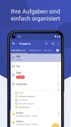 Aufgaben: Aufgabenliste screenshot
