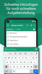 Aufgaben: Aufgabenliste screenshot
