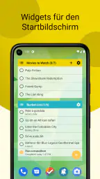 Aufgaben: Aufgabenliste screenshot
