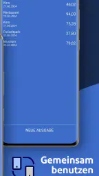 Ausgaben Manager Haushaltsbuch screenshot