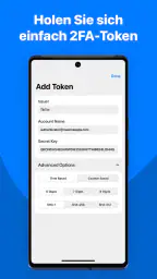 Authenticator App 2FA screenshot