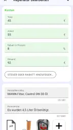 Auto Logbuch Deutsch screenshot