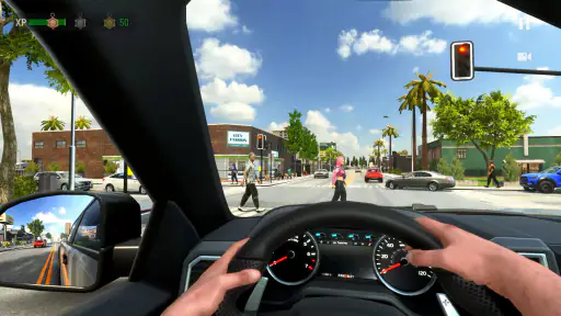 Auto Parkplatz Fahrschule screenshot