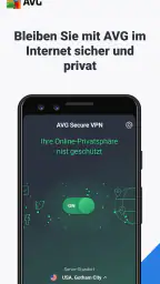 AVG Secure VPN – Sicherheit screenshot