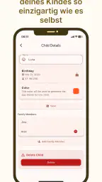 Baby journal screenshot