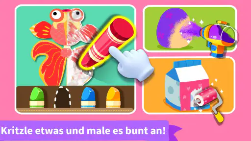 Baby Pandas Kunstschule screenshot