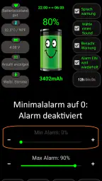 Batteriealarm PRO screenshot