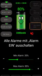Batteriealarm PRO screenshot