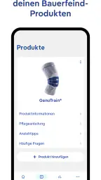 Bauerfeind Therapie-App screenshot