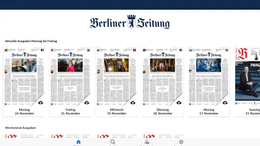 Berliner Zeitung E-Paper screenshot