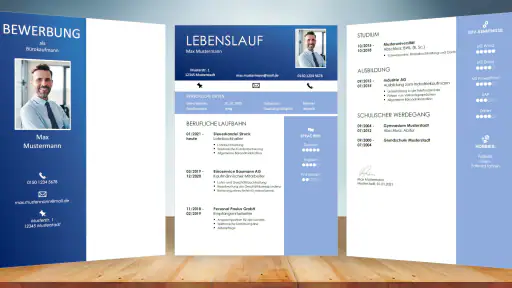 Bewerbungsapp (Lebenslauf App) screenshot