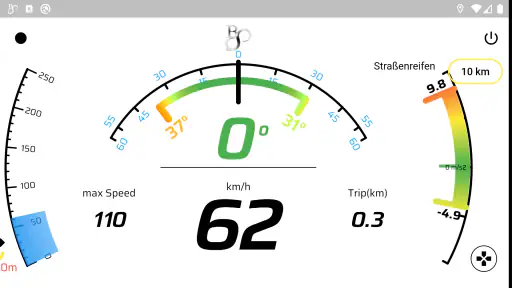 BikeSensor Motorrad Dashboard screenshot