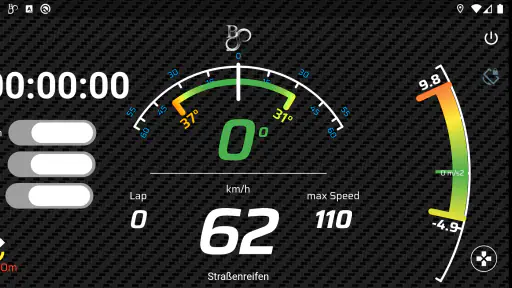 BikeSensor Motorrad Dashboard screenshot