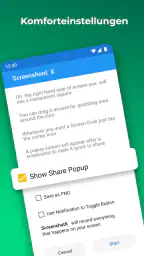 Bildschirmaufnahme ScreenshotX screenshot