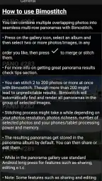 Bimostitch Panorama Pro screenshot