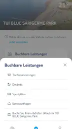 BLUE App screenshot