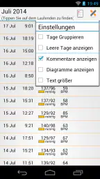 Blutdruck (MyDiary) screenshot