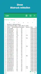 Blutdruck-Tagebuch screenshot