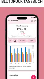 Blutdruck Tagebuch BP: Heartie screenshot