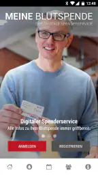 Blutspende - Spenderservice screenshot